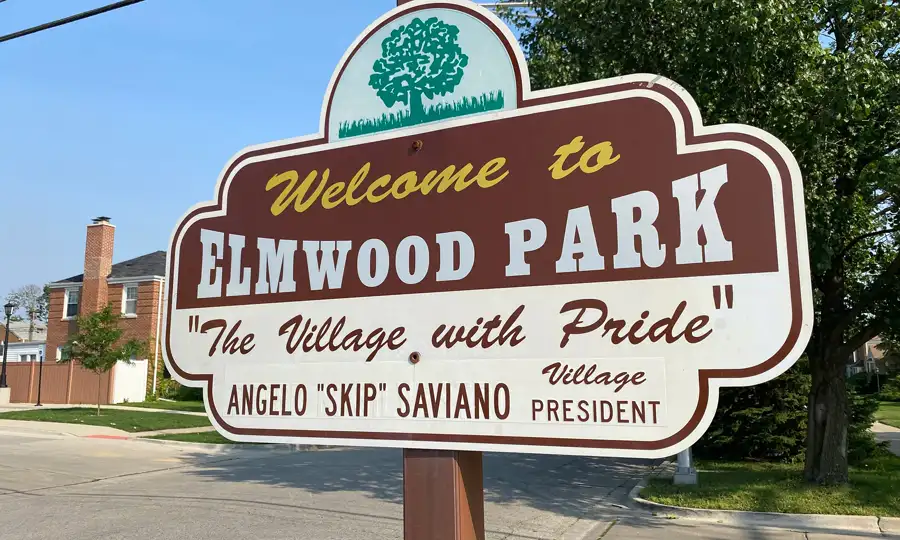 Elmwood Park, IL — a close-knit near-west village of brick bungalows and tree-lined streets served by AirFresh Inc.